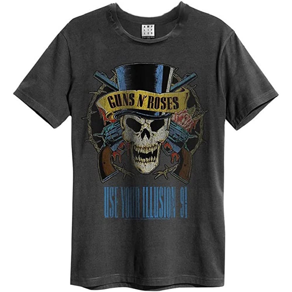 Amplified Herren T-Shirt Guns N Roses use your Illusion - charcoal M Charcoal, M Charcoal