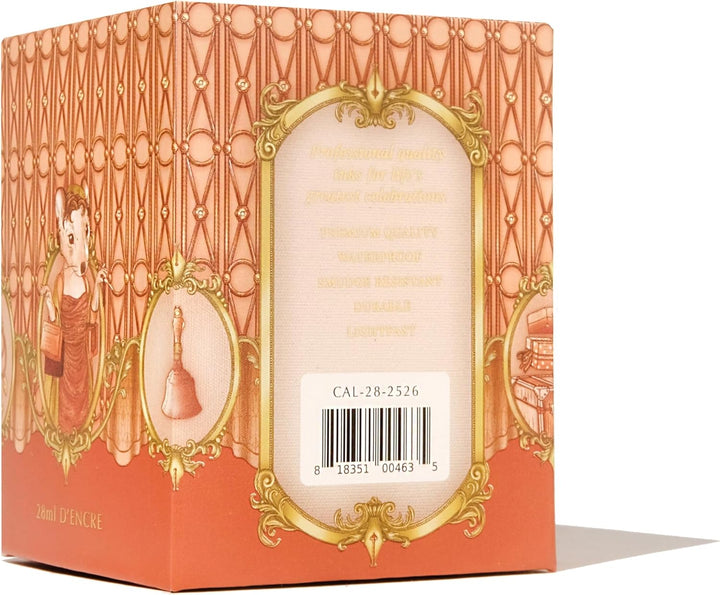 Ferris Wheel Press, Calligraphy Ink, Burnt orange with gold shimmer, 28ml, Burnt orange with gold sh