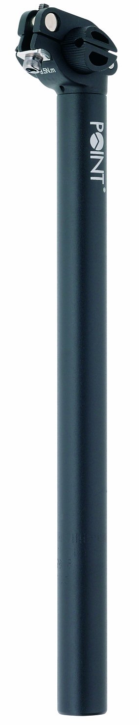Point Sattelstütze Deluxe - Aluminium, schwarz, 350 mm 350 mm - ∅ 26,0 mm Schwarz, 350 mm - ∅ 26,0 m
