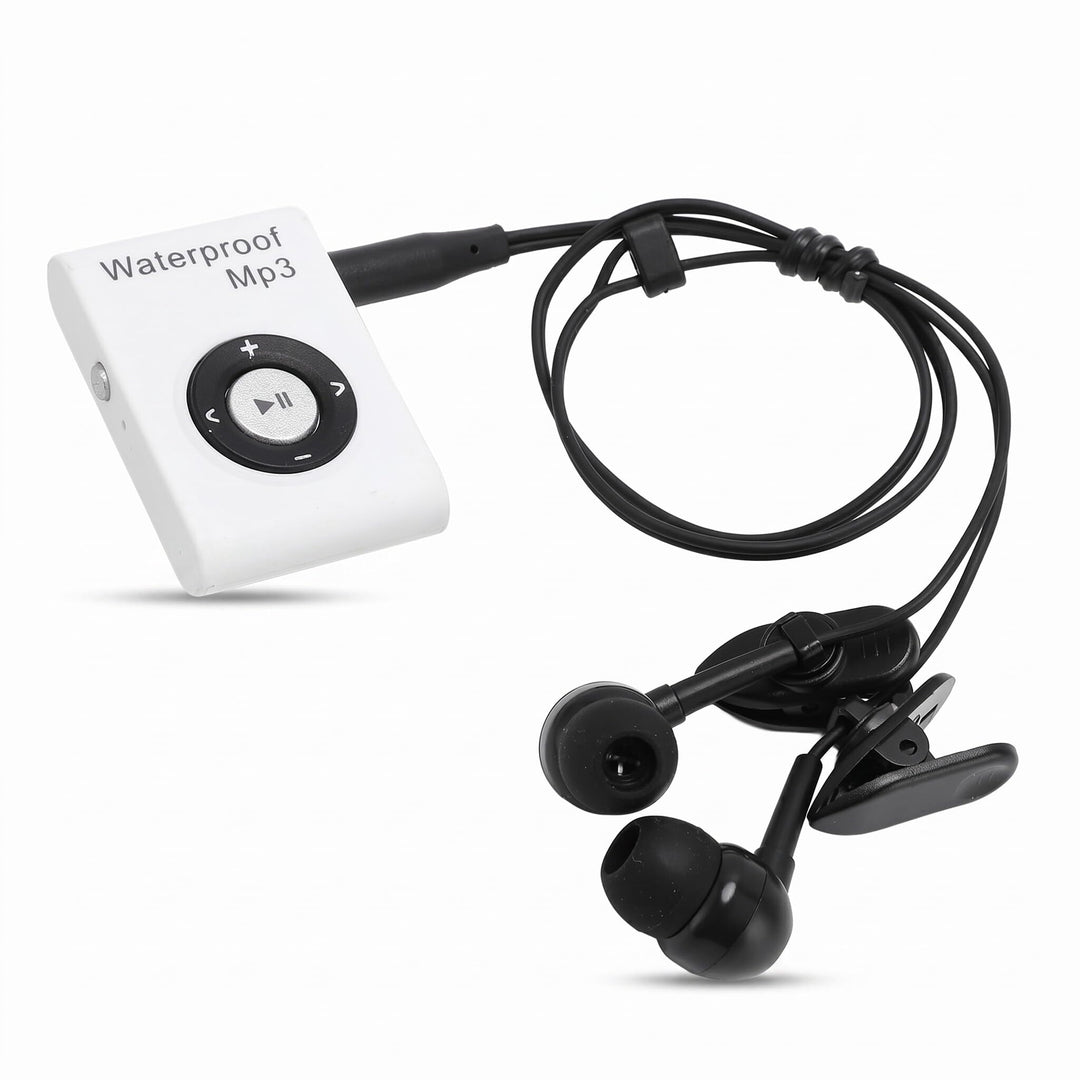 Bewinner 8 GB MP3 -Player Zum Schwimmen und Laufen, IPX8 wasserdichte Unterwassermusik Player, Multi