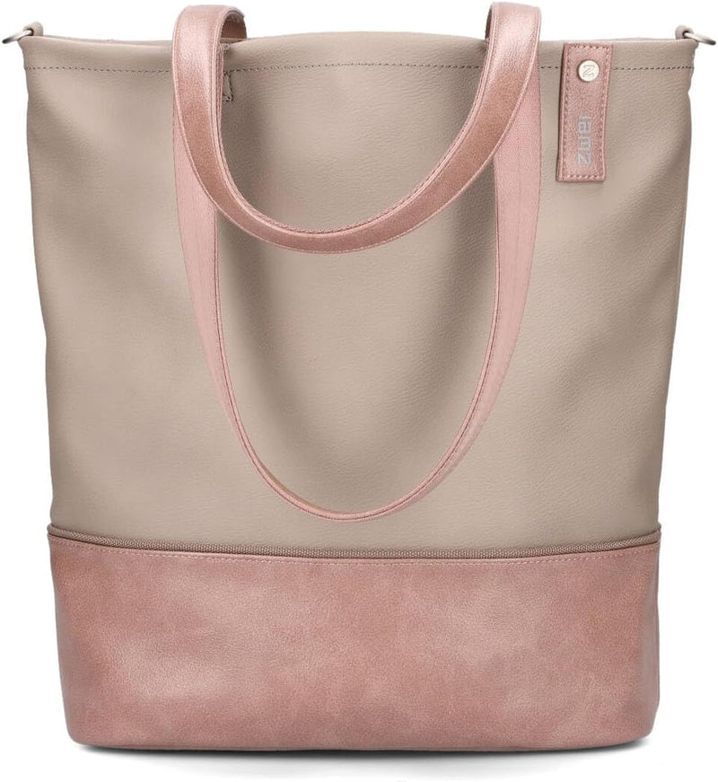 Zwei Handtasche Umhängetasche Shopper J145 Blush, Blush