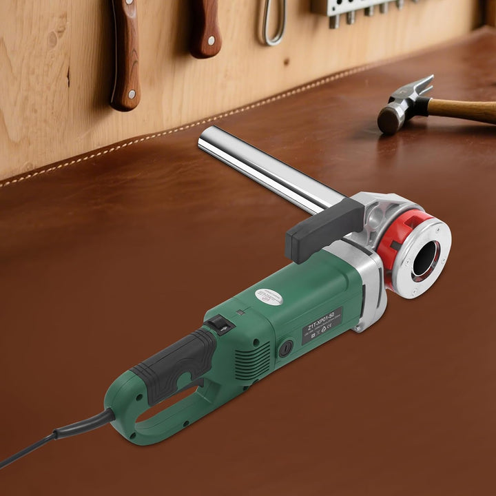Elektrische Gewindeschneidmaschine, 2300W Rohrgewindeschneider mit 6 Matrizensätzen (1/2"-2"), Profi