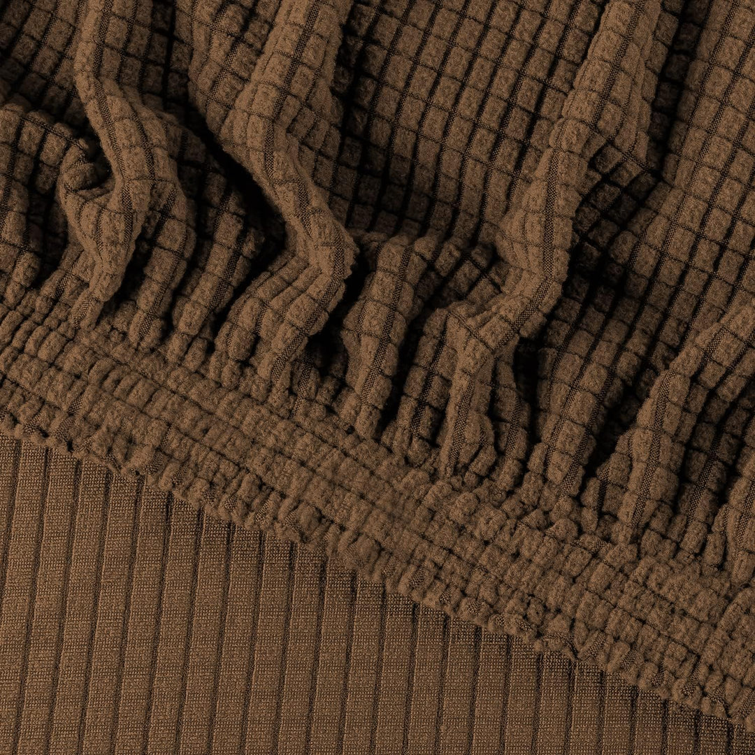 EBETA E Stuhlhussen 6 Stück, Elastische Stuhlbezug, Stretchhusse Stuhlüberzug Jacquard Hussen für Ho