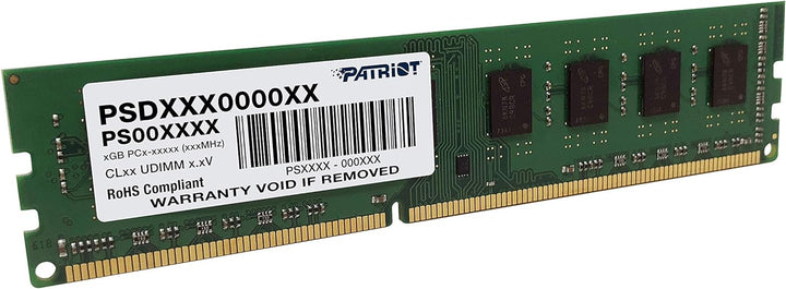 Patriot Signature Arbeitsspeicher 8GB (1600 MHz, CL11, 1 X 8GB) DDR3-RAM Module - PSD38G16002 8GB 16