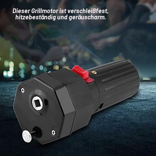 FTVOGUE Elektrischer Grill BBQ Grill Braten Motor 1.5V batteriebetriebene Schwarze Farbe