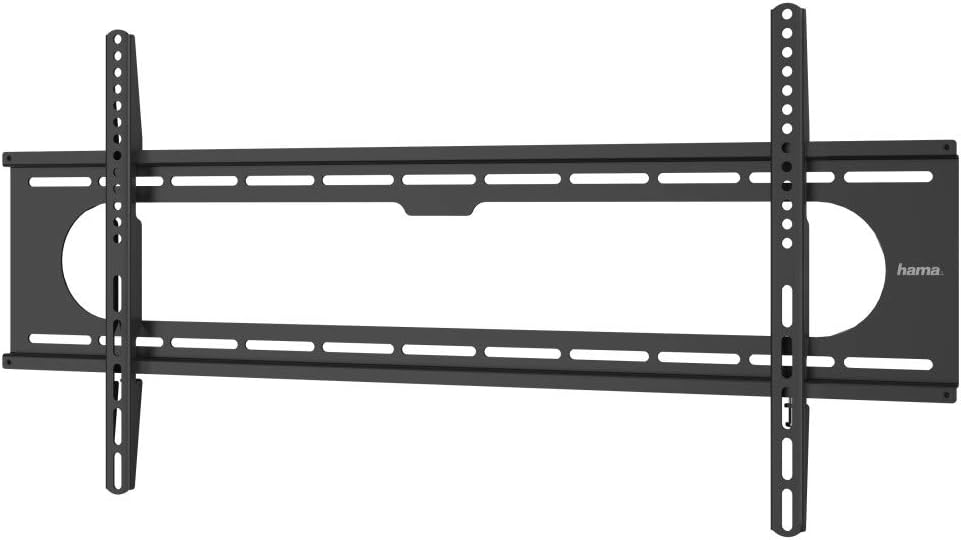 Hama TV Wandhalterung (37 - 90 Zoll TV Halterung für Fernseher bis zu 100kg, max. VESA 800x400, fest