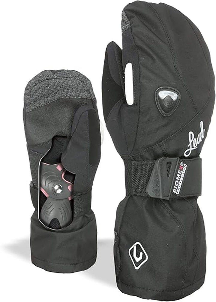 Level Damen Handschuhe Butterfly W Mitt S Schwarz, S Schwarz