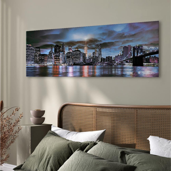murando - Wandbilder XXL New York 135x45 cm 1 tlg - Wand Deko Vlies Leinwand Bilder Gross Wanddeko W