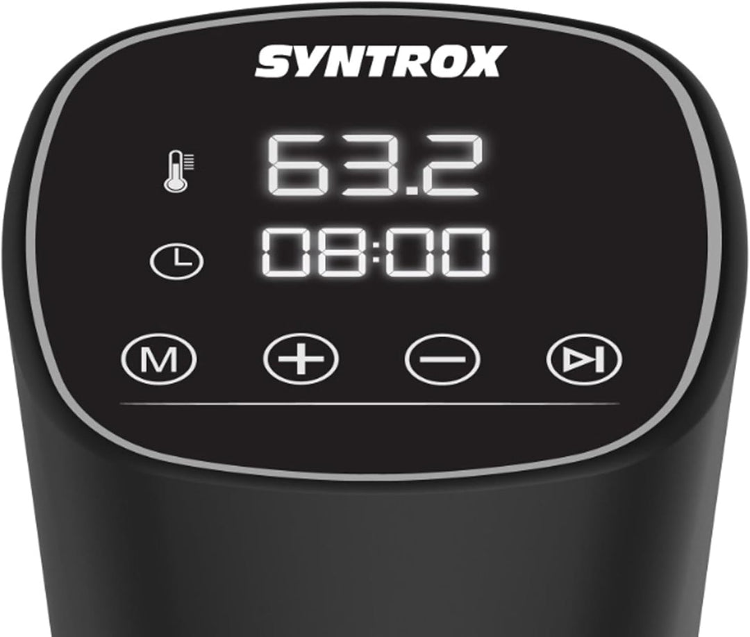 Syntrox Sous Vide Stick | Garer | Stab | Kocher | Präzisionskocher | Kulambos, Küchengerät mit Timer