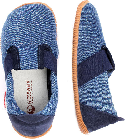 GIESSWEIN Unisex Kinder Söll-Slim Fit Flache Hausschuhe 38 EU Dunkle Jeans, 38 EU Dunkle Jeans