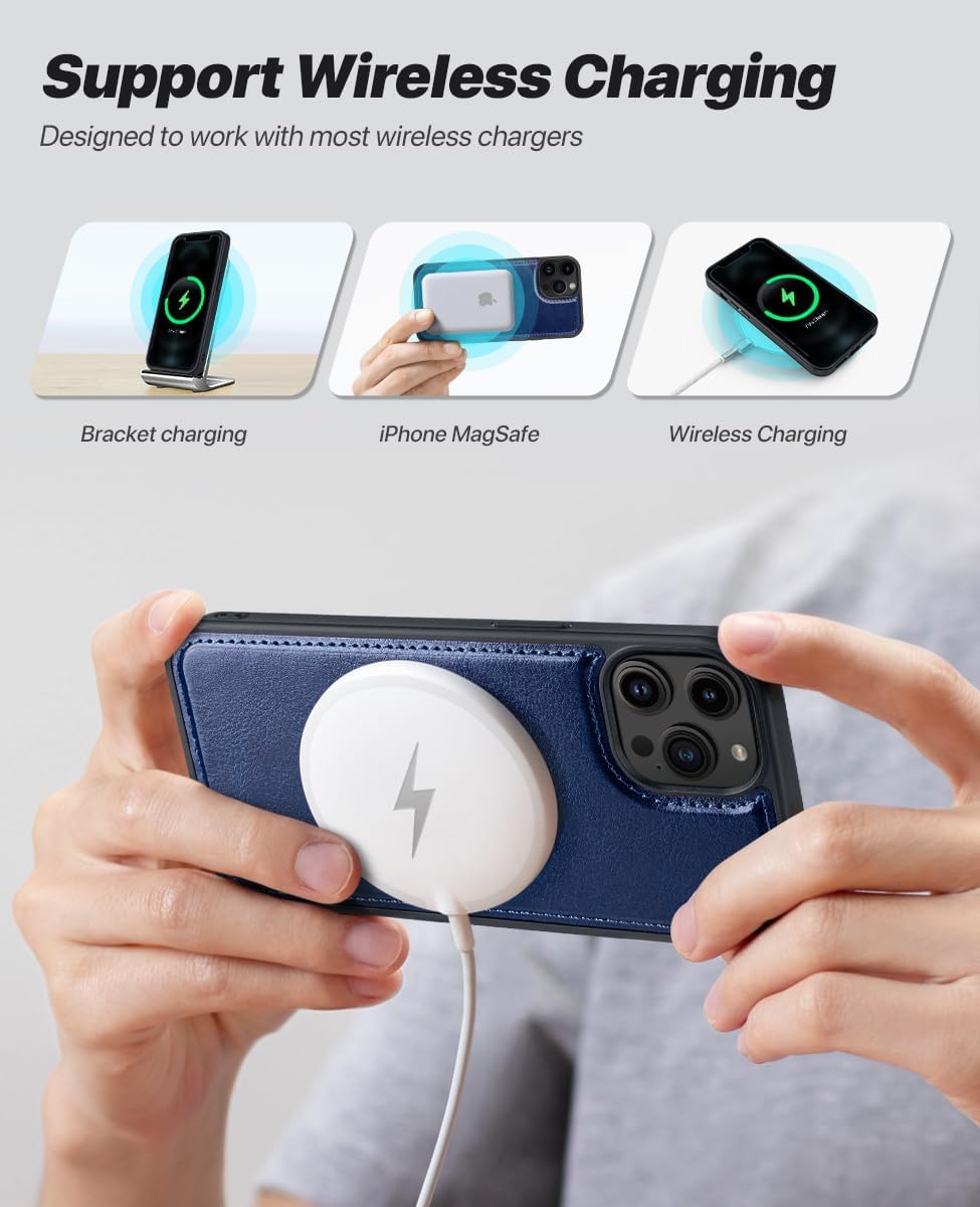 OCASE Abnehmbare Hülle Kompatibel für iPhone 12 Pro Max Handyhülle 2-IN-1 [Magnetische Hülle] [Kabel