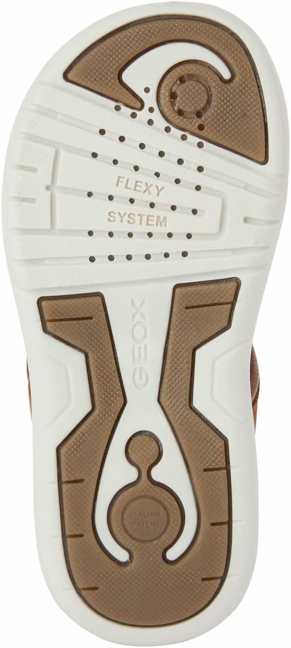 Geox Mädchen J Maratea Boy Sandalen, 26 EU Brown Dk Yellow