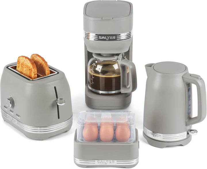 Salter Rise 2-Scheiben-Toaster – 800 W, 7 Bräunungsstufen, breite Schlitze, Hochhebe-Auswurf, heraus