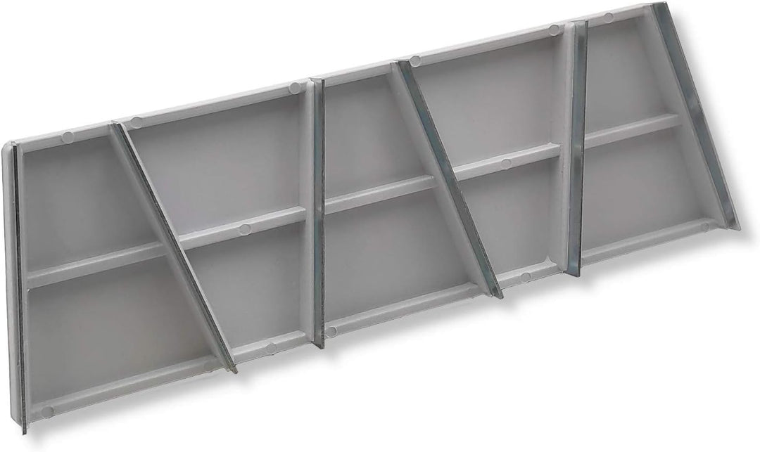 DEWEPRO® Kleiner Putzhobel aus Kunststoff mit 6 Stahlklingen - Ecken-Gipshobel, Kantenhobel für die