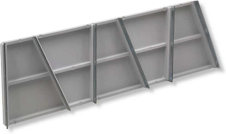 DEWEPRO® Kleiner Putzhobel aus Kunststoff mit 6 Stahlklingen - Ecken-Gipshobel, Kantenhobel für die
