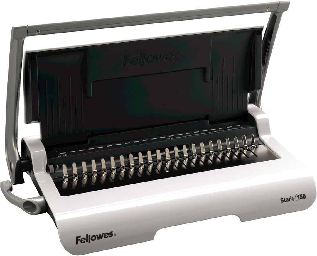 Fellowes Bindemaschine Stern + Kamm Bindung (5006501), 7,9 x 45 x 24,9 cm Einzelbett, Einzelbett