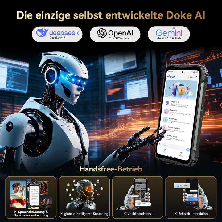 Blackview Xplore 2 Satellite Outdoor Handy Ohne Vertrag 5G, 20000mAh Batterie-Android 15 baustellenh