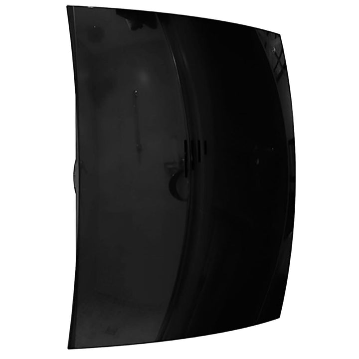 Vlano WING 100 Black Standard Badlüfter mit Rückschlagklappe, 90 m³/h, 25 dB(A), 100 mm Durchmesser,
