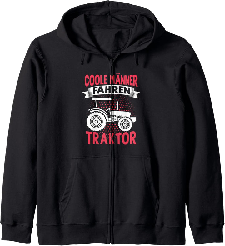 Landwirt Herren Trecker Junge Coole Männer fahren Traktor Kapuzenjacke