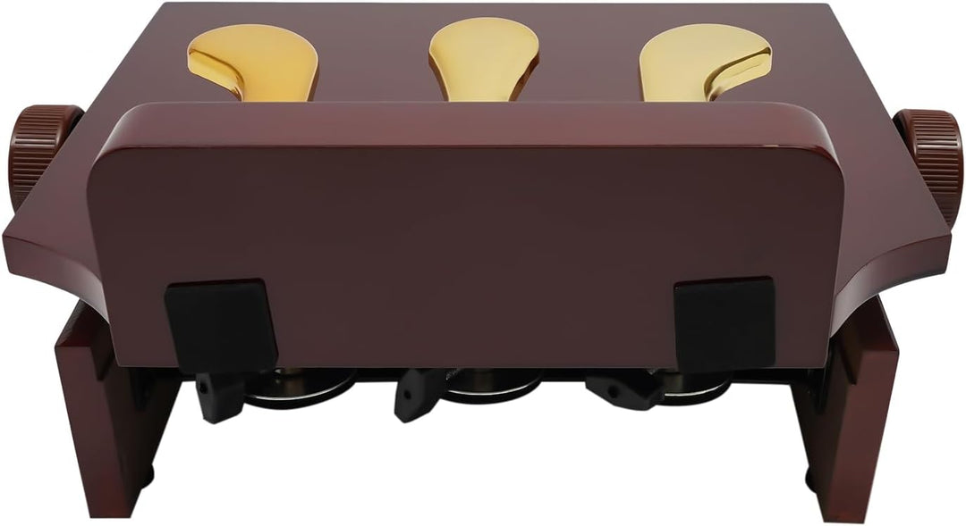 Klavier Pedalverlängerung, Klavier Pedal Extender mit 3 Pedale Klavierpedal-Verlängerungsbank Klavie
