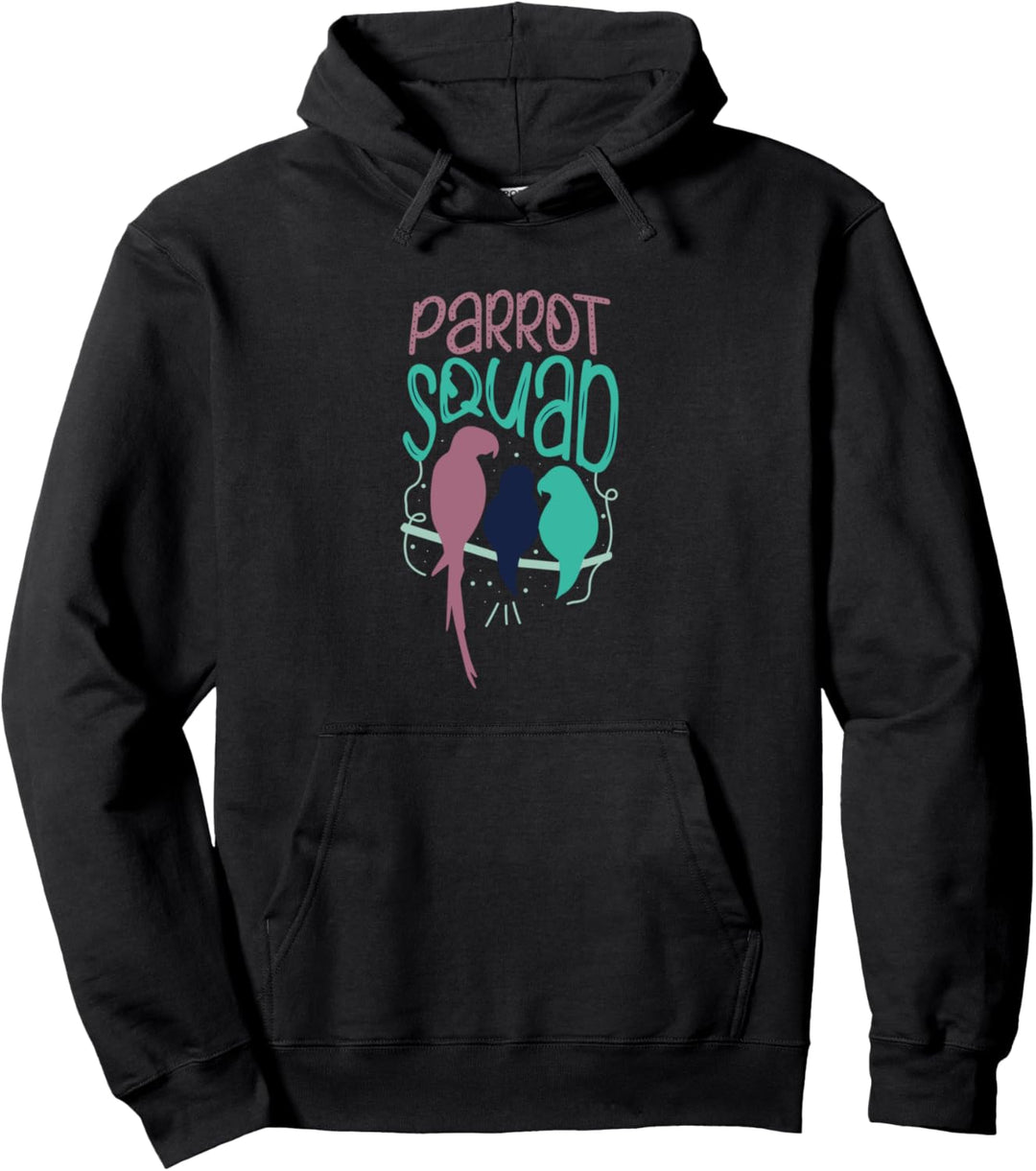 Wellensittich Team Ironic Papagei Kader Vogel Pullover Hoodie