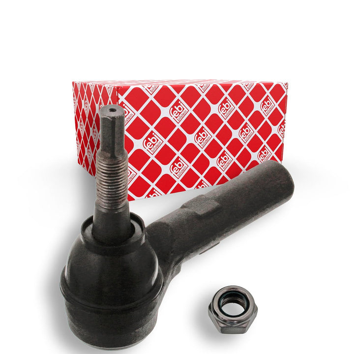 febi bilstein 41085 Spurstangenendstück mit Sicherungsmutter , 1 Stück Vorderachse links, Vorderachs