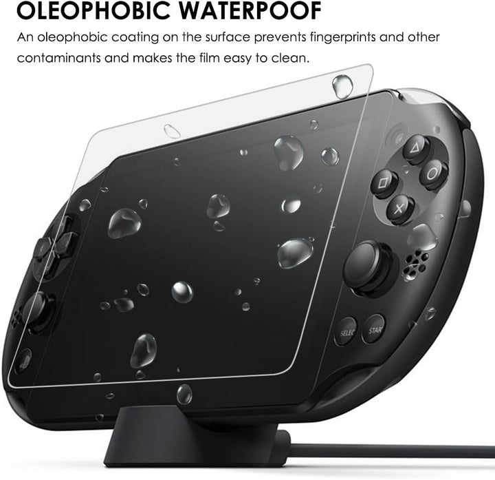 Displayschutzfolien für PlayStation Vita2000 mit rückseitigen Abdeckungen, AFUNTA 2Pack (4Stück) Geh