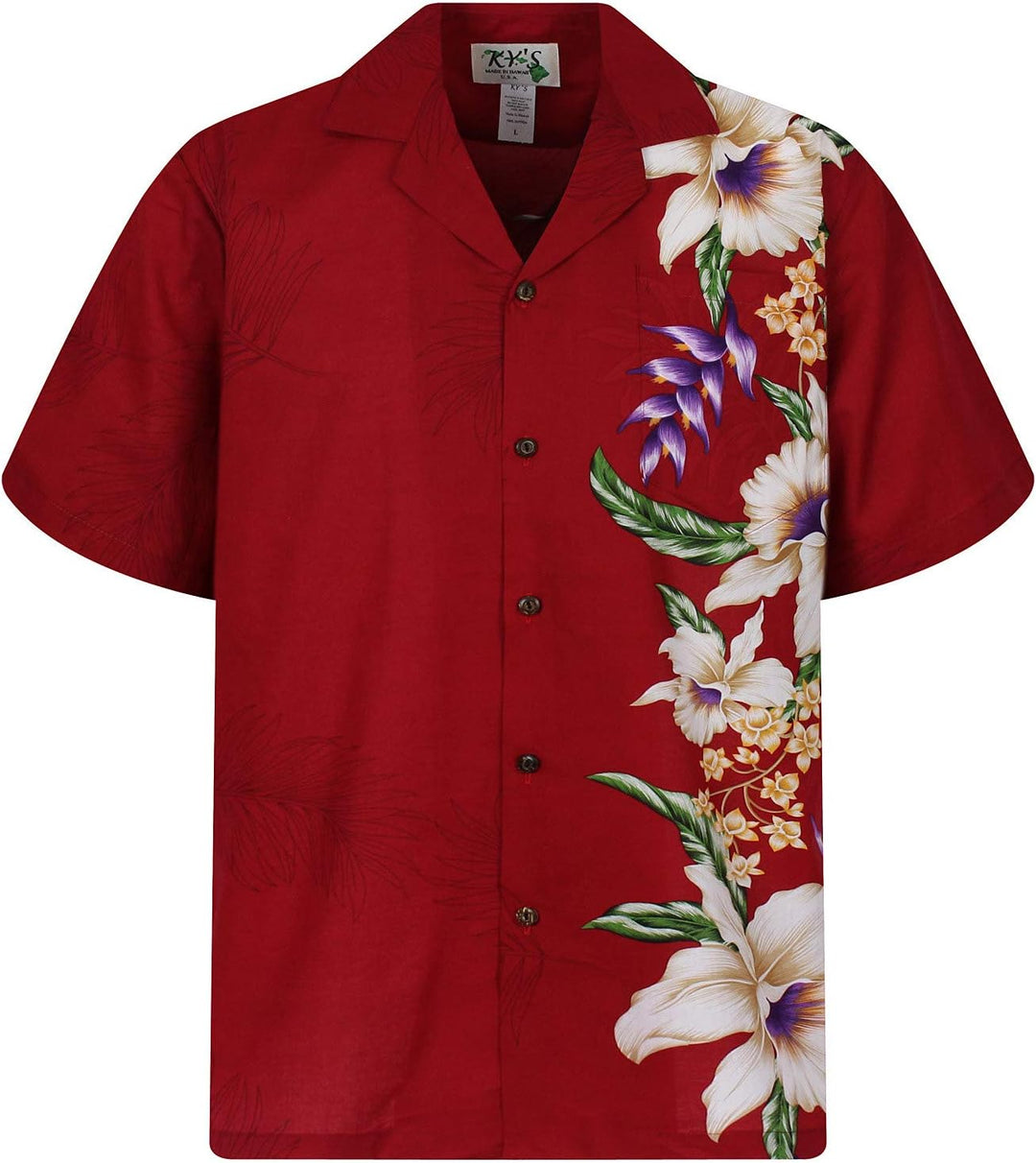KY‘s Original Hawaiihemd, Wedding, rot, S