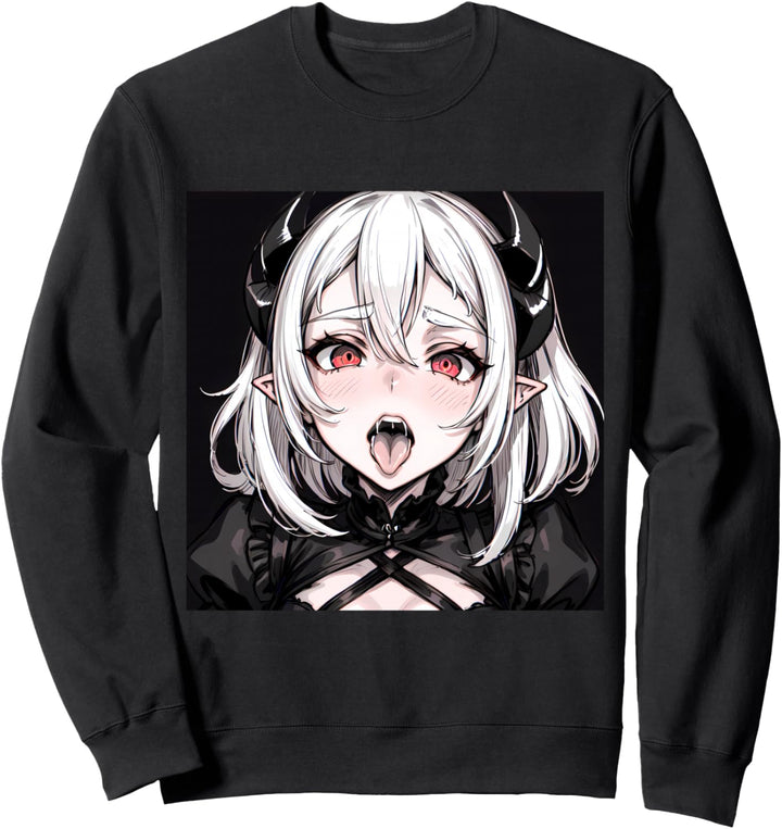 Lewd Anime Devil Girl Hentai Waifu Sweatshirt