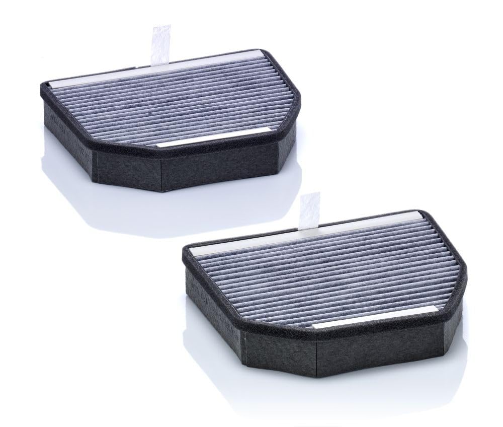 MANN-FILTER CUK 2241-2 Innenraumfilter – Pollenfilter mit Aktivkohle – Für Rechtslenker PKW