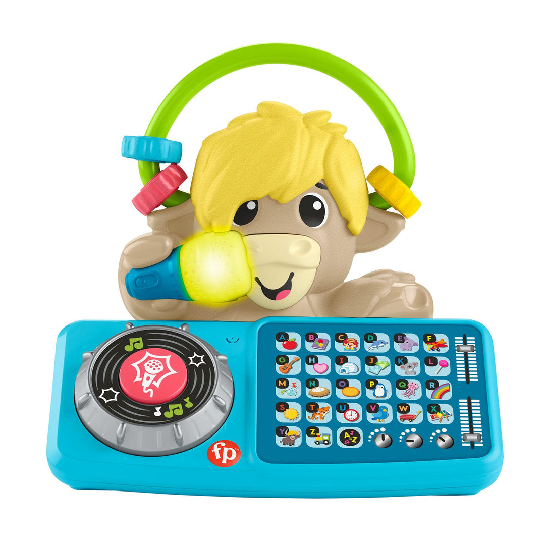 Fisher-Price Lernspielzeug für Babys und Kleinkinder, Beat Bande ABC DJ-Yak Taylor mit interaktiver
