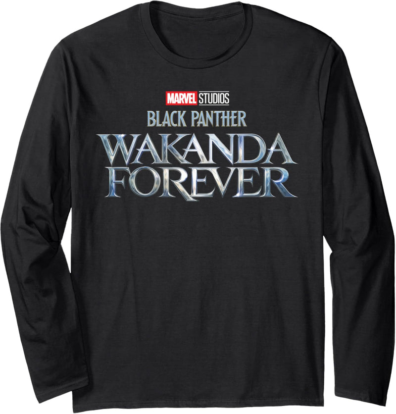 Marvel Black Panther: Wakanda Forever Theatrical Logo Langarmshirt