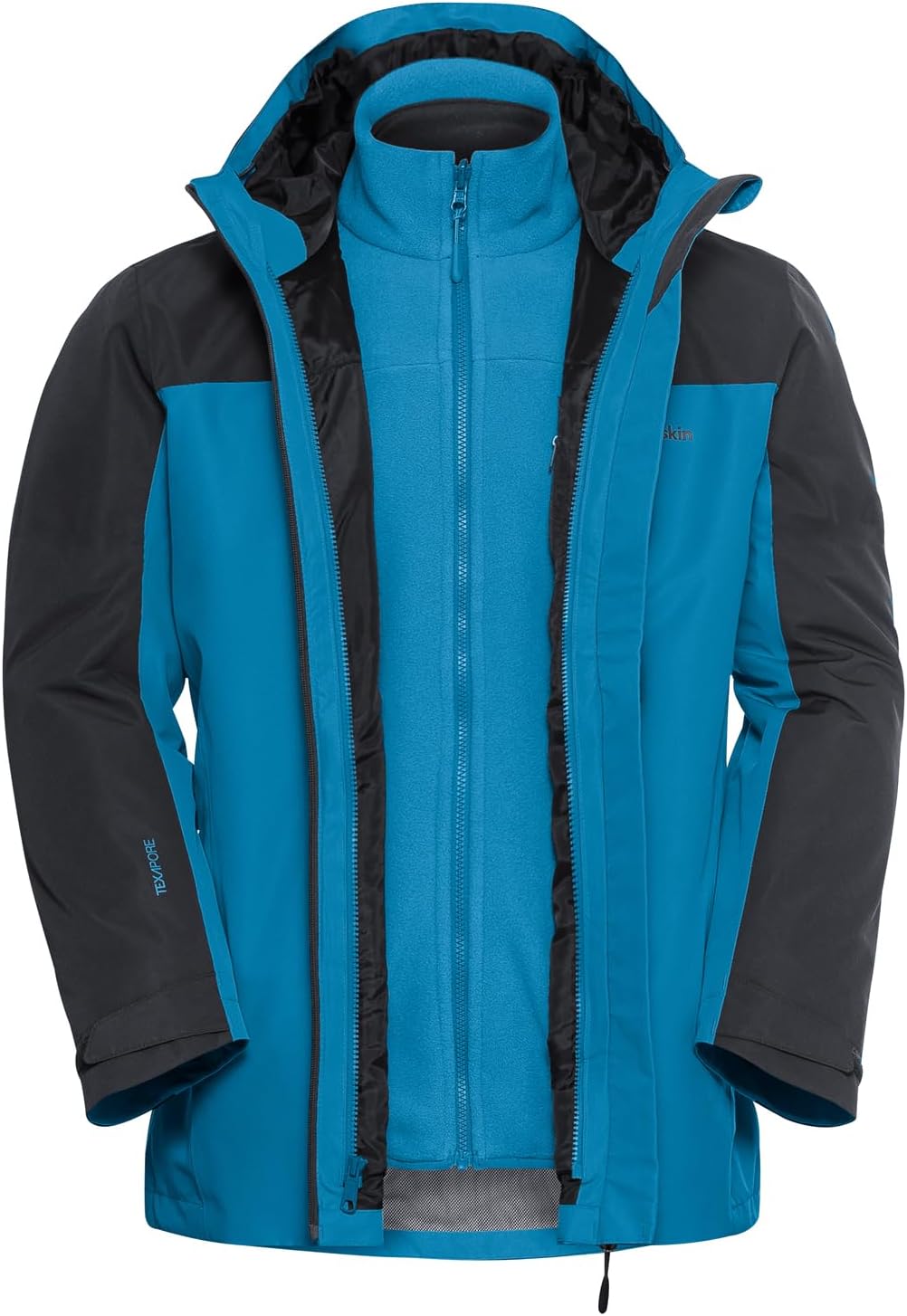 Jack Wolfskin Herren Taubenberg 3in1 Jkt M Jacket (1er Pack) S aurora blue, S aurora blue