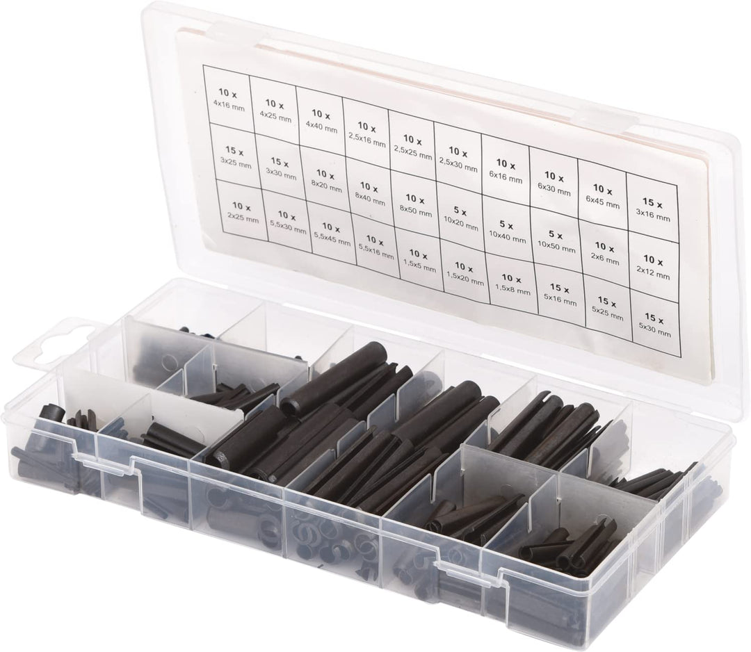 KS Tools 970.0060 Sortiment Federsplinte, 1,8x33 - 3,9x75, 150-tlg.