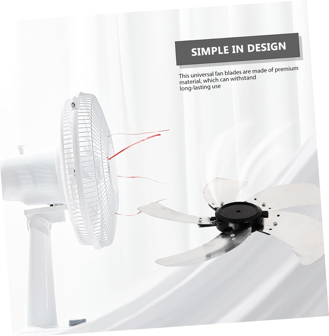 ULTECHNOVO Metalllüfterflügel für Standventilatoren Ventilatorersatzteile aus Installieren Reinigen