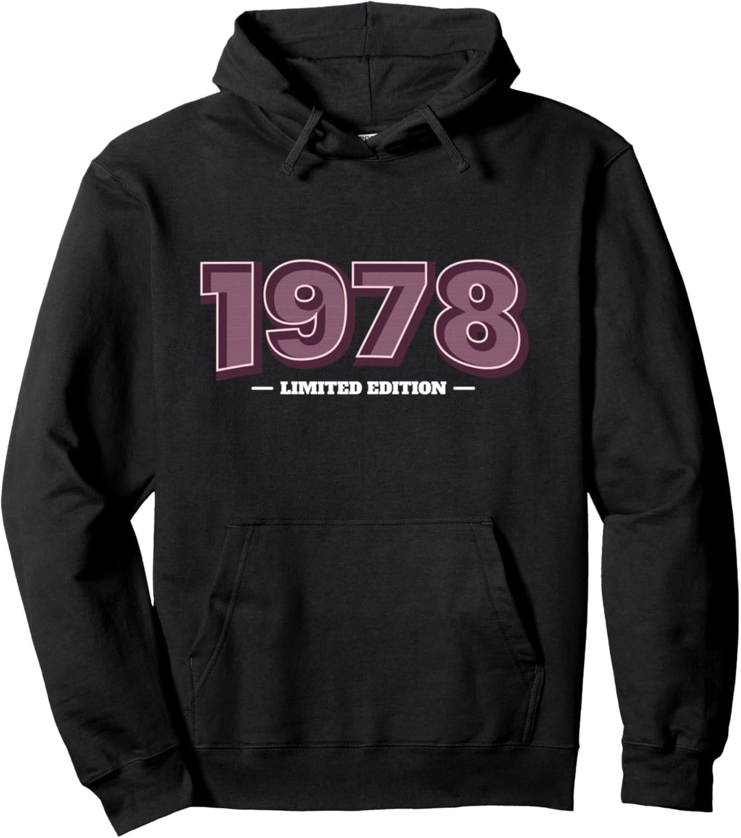 46. Geburtstag Mann Frau 46 Jahre 1978 Deko Lustig Geschenk Pullover Hoodie