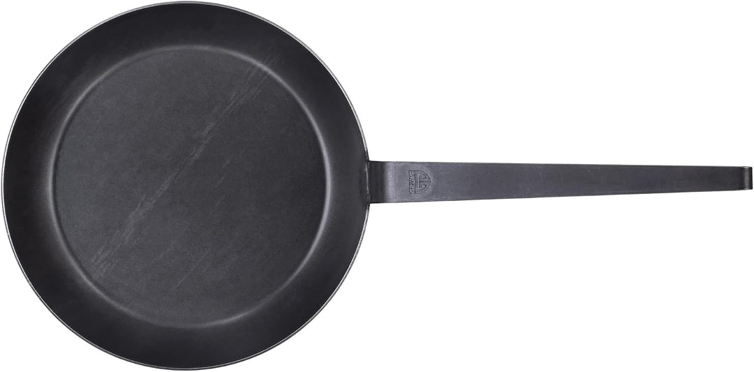 GRÄWE F400 Schmiedeeiserne Bratpfanne hoch Ø 32 cm Starterset mit Wender Ø 32 cm Starter Set: Bratpf