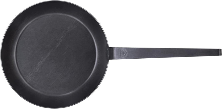 GRÄWE F400 Schmiedeeiserne Bratpfanne hoch Ø 32 cm Starterset mit Wender Ø 32 cm Starter Set: Bratpf