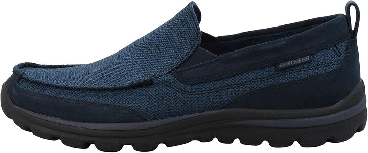 Skechers Herren Superior milfordSneaker 41 EU Marineblau Schwarz, 41 EU Marineblau Schwarz