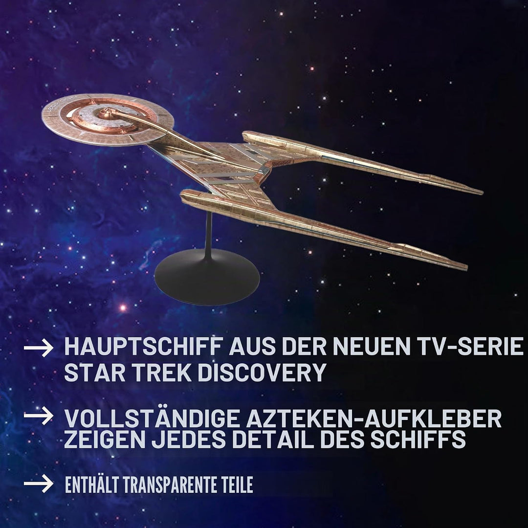 AMT Ertl POL961M/12 1/2500 Star Trek USS Discovery Modellbausatz, verschieden, Mittel