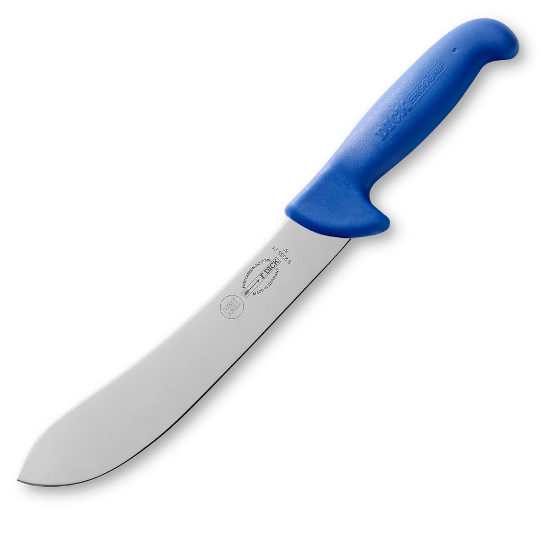F. DICK Blockmesser, ErgoGrip (Hackmesser mit Klinge 21 cm, X55CrMo14 Stahl, nichtrostend, 56° HRC)