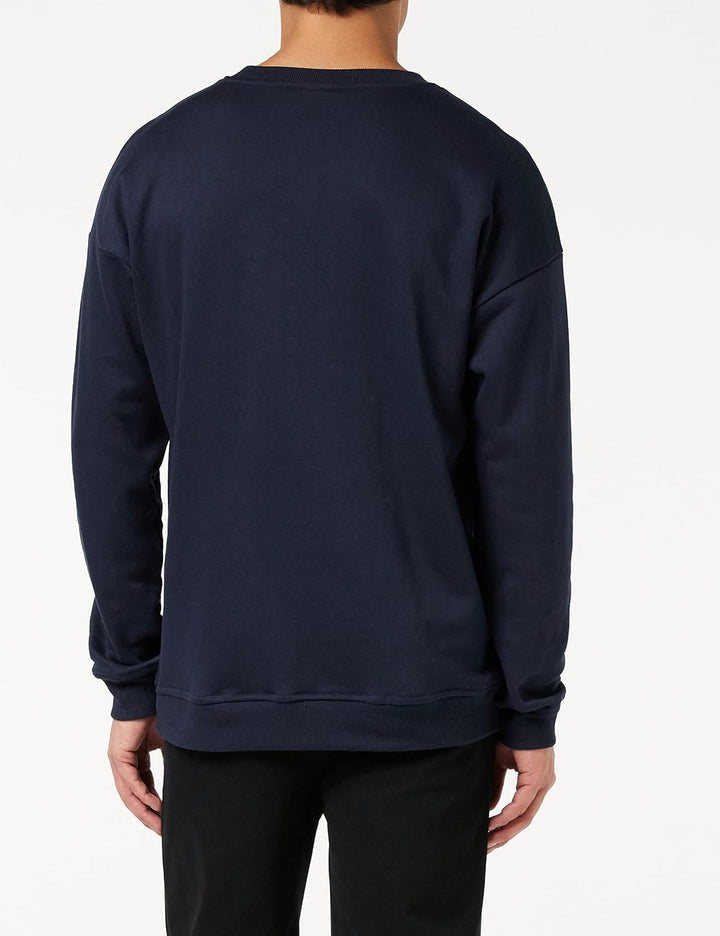 Urban Classics Basic Crewneck Männer Langarmshirt schwarz Basics, Streetwear XS Grosse Grössen Midni