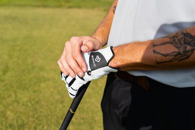 Bionic Herren-Golfhandschuh mit natürlicher Passform, Weiss S Links, S Links