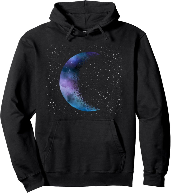 Pastell Goth Mond farbenfrohe Kunst Pullover Hoodie