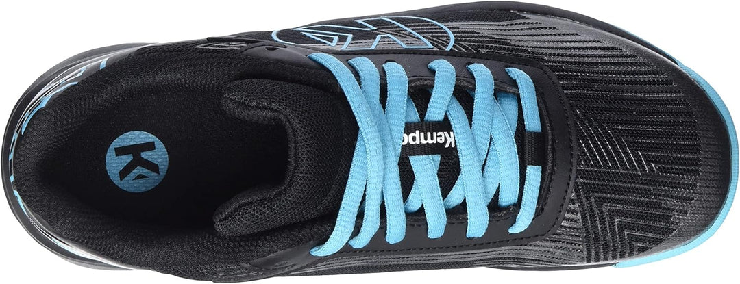 Kempa Unisex Kinder Attack 2.0 JuniorSneaker 28 EU Schwarz Aqua, 28 EU Schwarz Aqua