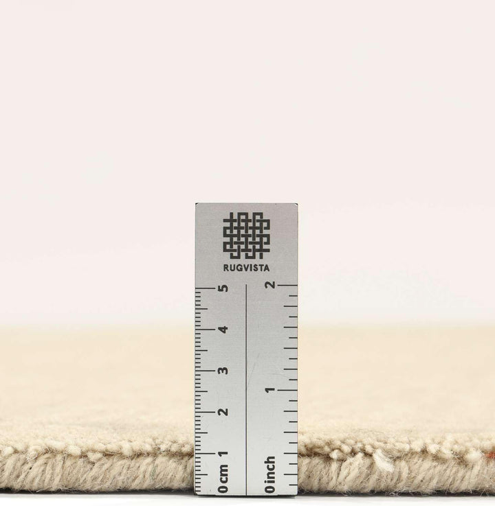 RugVista, Handloom, Teppich, Ø 150 cm, Rund, Kurzflor, Orientalisch, Care & FAIR Zertifiziert, Wohnz