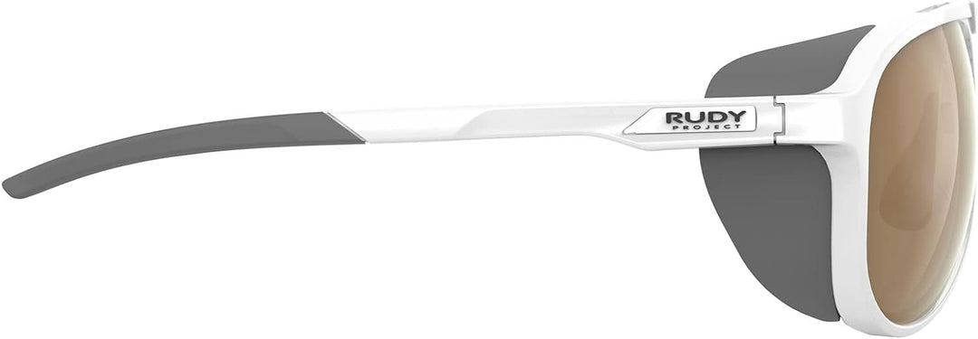 Rudy Project Unisex STARDASH White Gloss Impactx Photochromic 2 Laser Crimson Sonnenbrille, Talla Ún