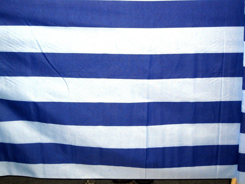 Idena Beach Wind Screen/Windschutz 5 x 0.80 m [ blau/weiss ] gestreift