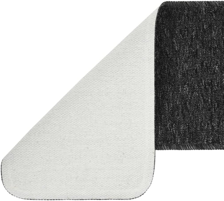 homiuse Antirutsch Stufenmatten 15 STK. 75x20 cm Anthrazit Rechteckig Treppenstufen Matten Modern St