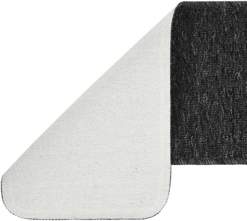 homiuse Antirutsch Stufenmatten 15 STK. 75x20 cm Anthrazit Rechteckig Treppenstufen Matten Modern St